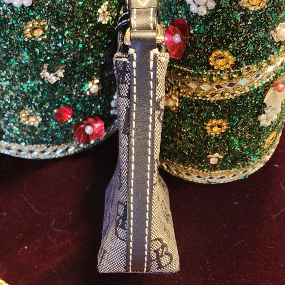 Vtg Dooney & Bourke Bitsy | Heritage y2K Classic Logo | Structured Mini Purse - Picture 4 of 16